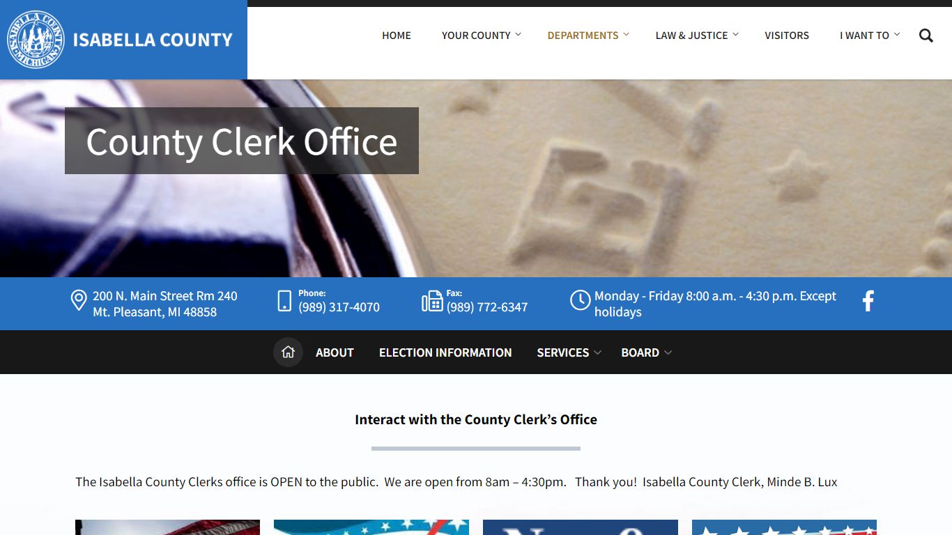 County Clerk Office – Isabella County Michigan